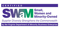 Small, Women and Minority-Owned Badge