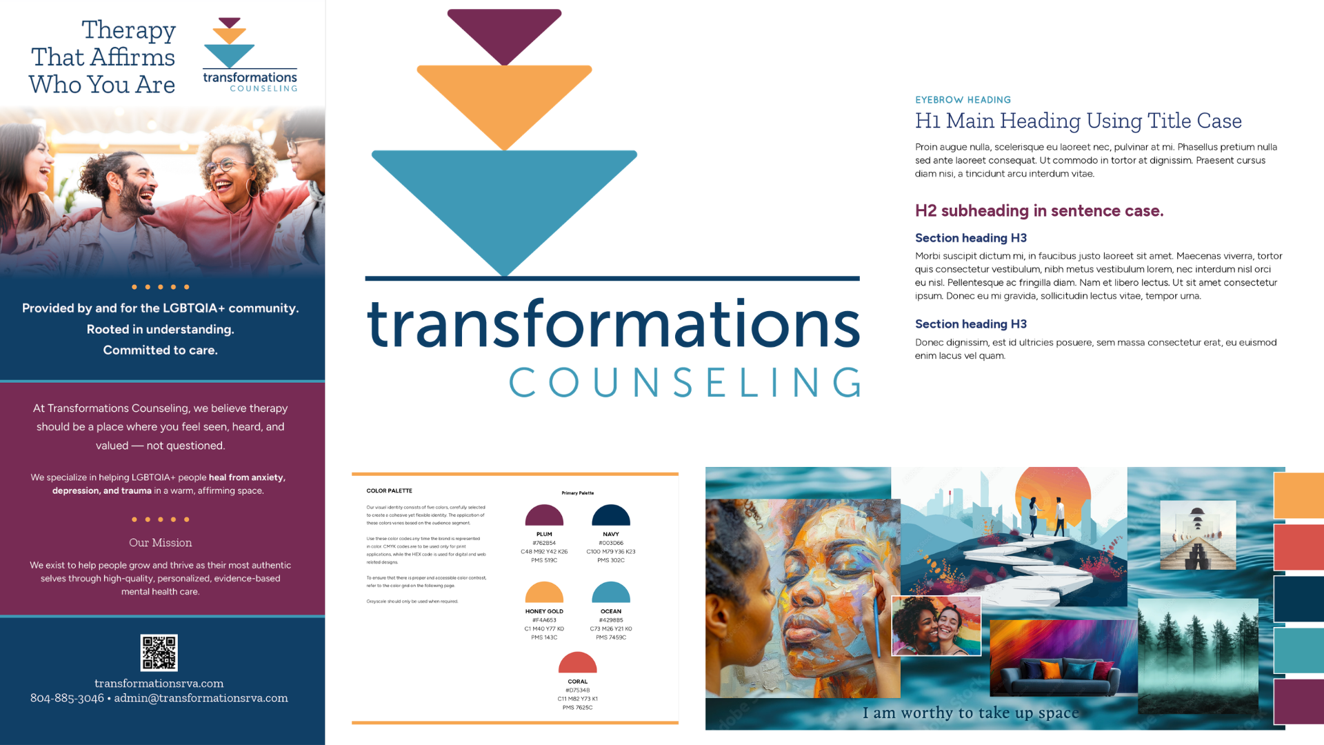 Transformations Counseling Brand Design