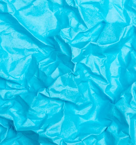 background image of a blue crumbled up paper